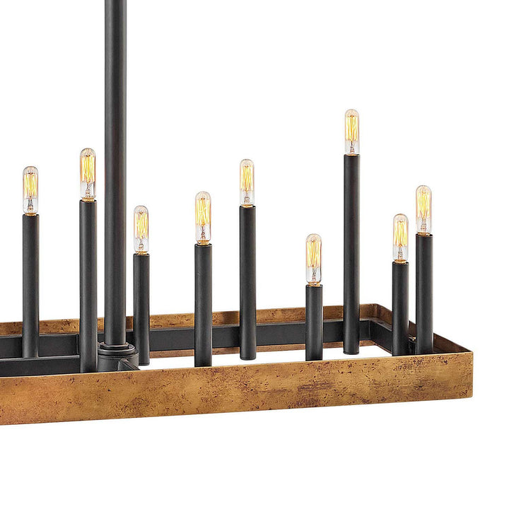 Wells Large Eighteen Light Linear Chandelier