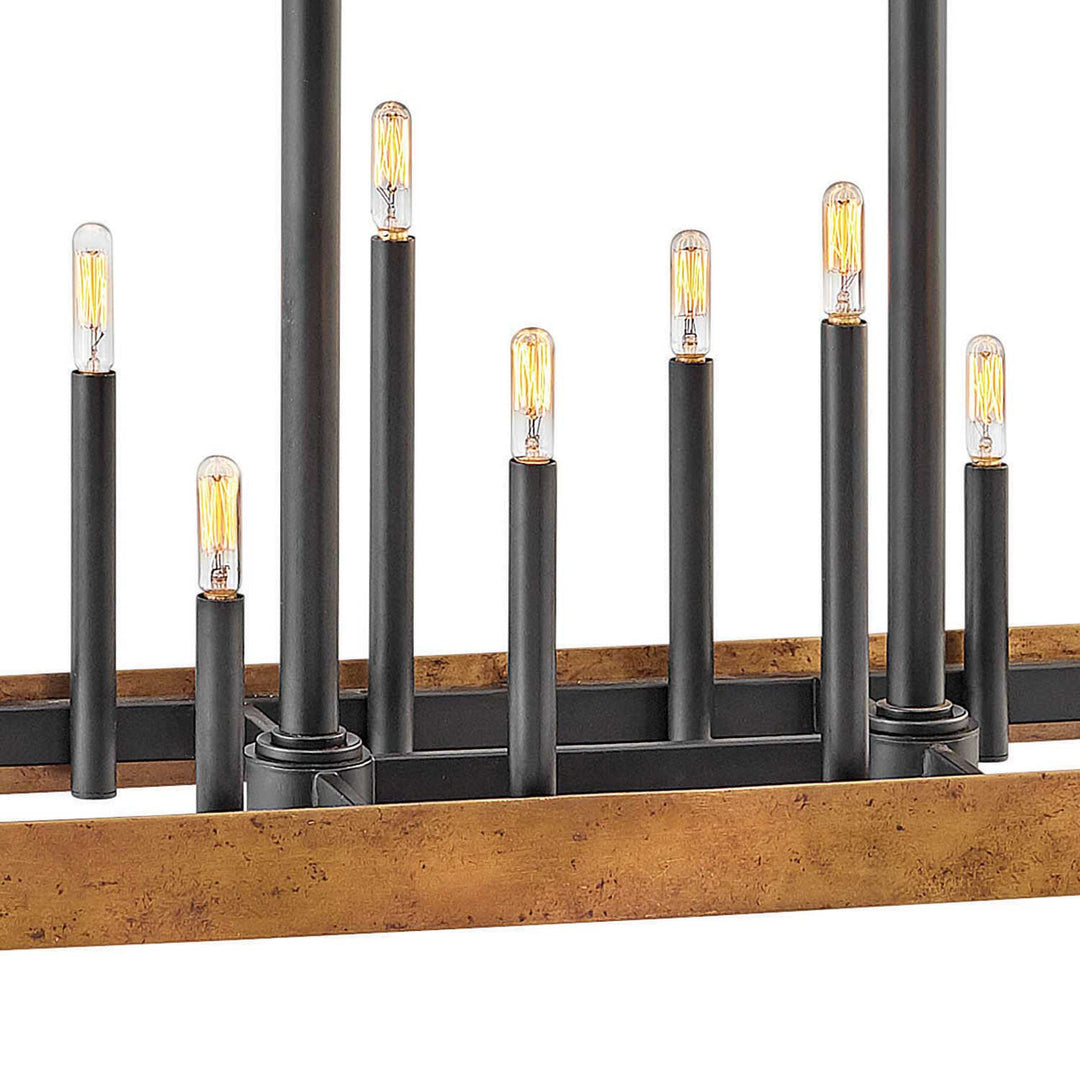 Wells Large Eighteen Light Linear Chandelier