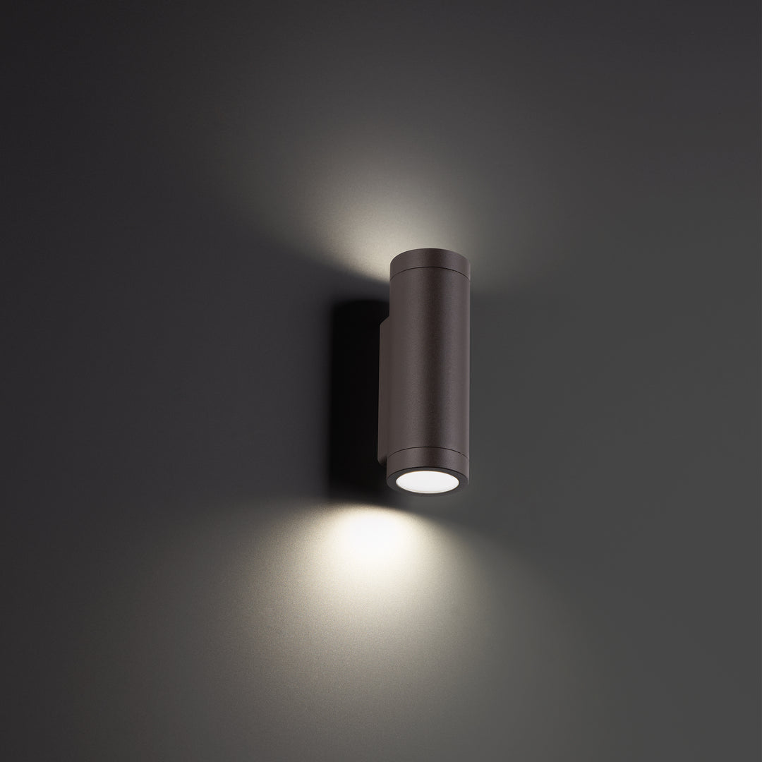 Wall Cylinder Colorscaping in Bronze on Aluminum by WAC Lighting