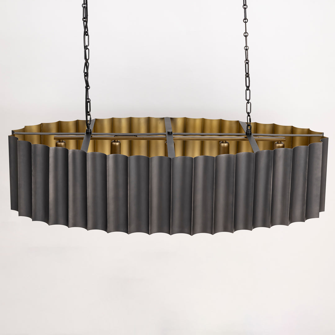 Allegra 5-Light Linear Pendant GMGLD alternate view