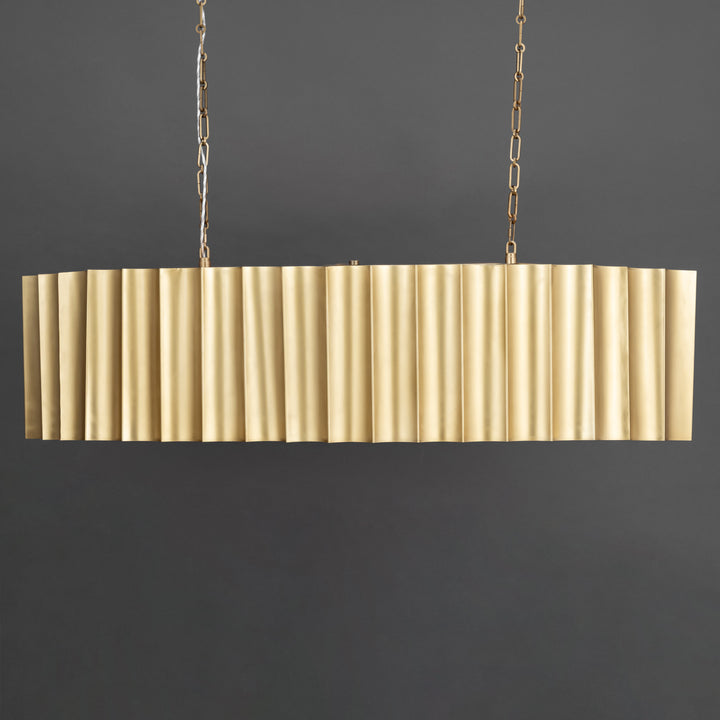 Allegra 5-Light Linear Pendant WBR alternate view