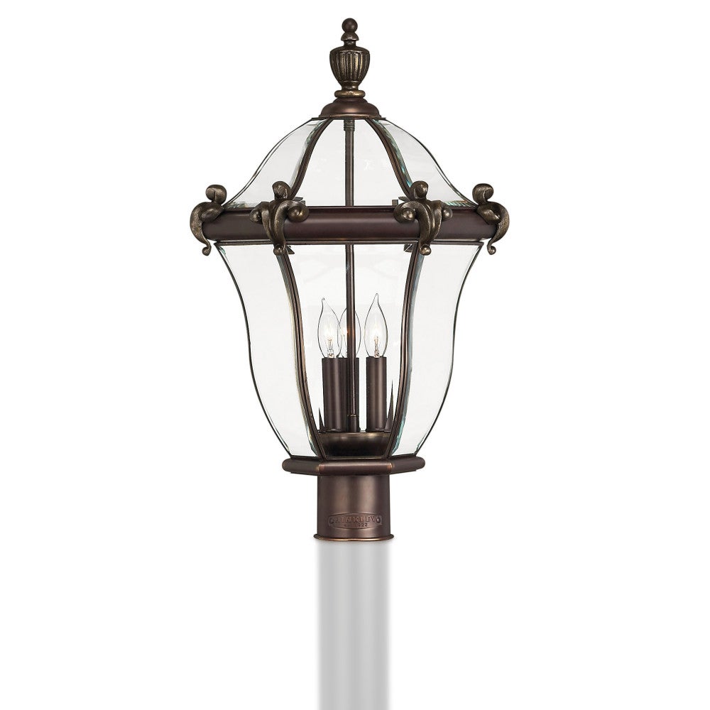 San Clemente Post Mount Lantern