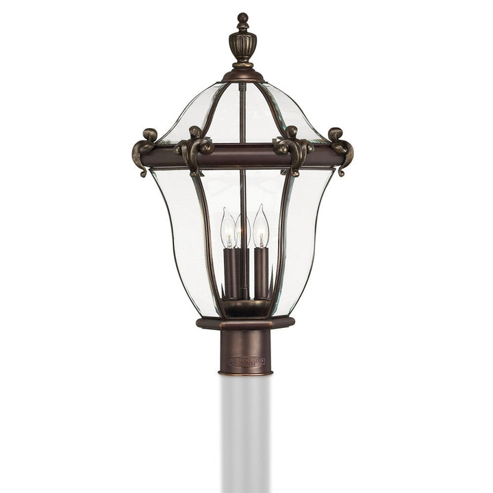 San Clemente Post Mount Lantern