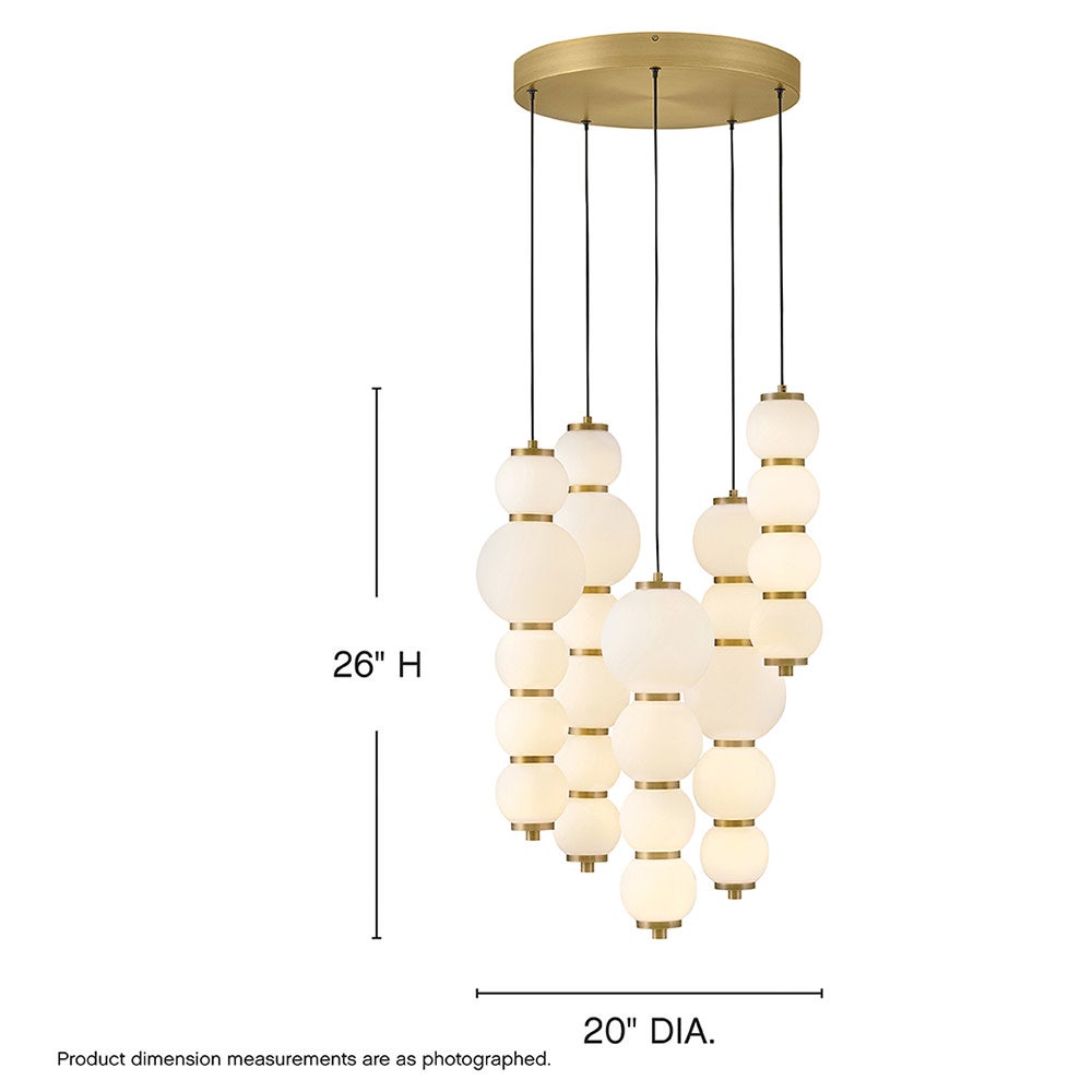 Trigo Small Abstract Chandelier