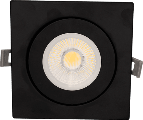 LED 4" Multi-Directional Gimbal - 5CCT Adjustable - Square