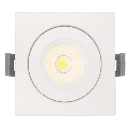 LED 4" Multi-Directional Gimbal - 5CCT Adjustable - Square in White by Votatec