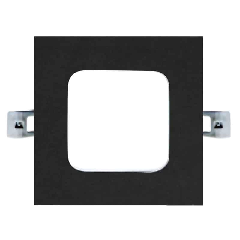 LED 4" Slim Square Panel 5way CCT in Black by Votatec