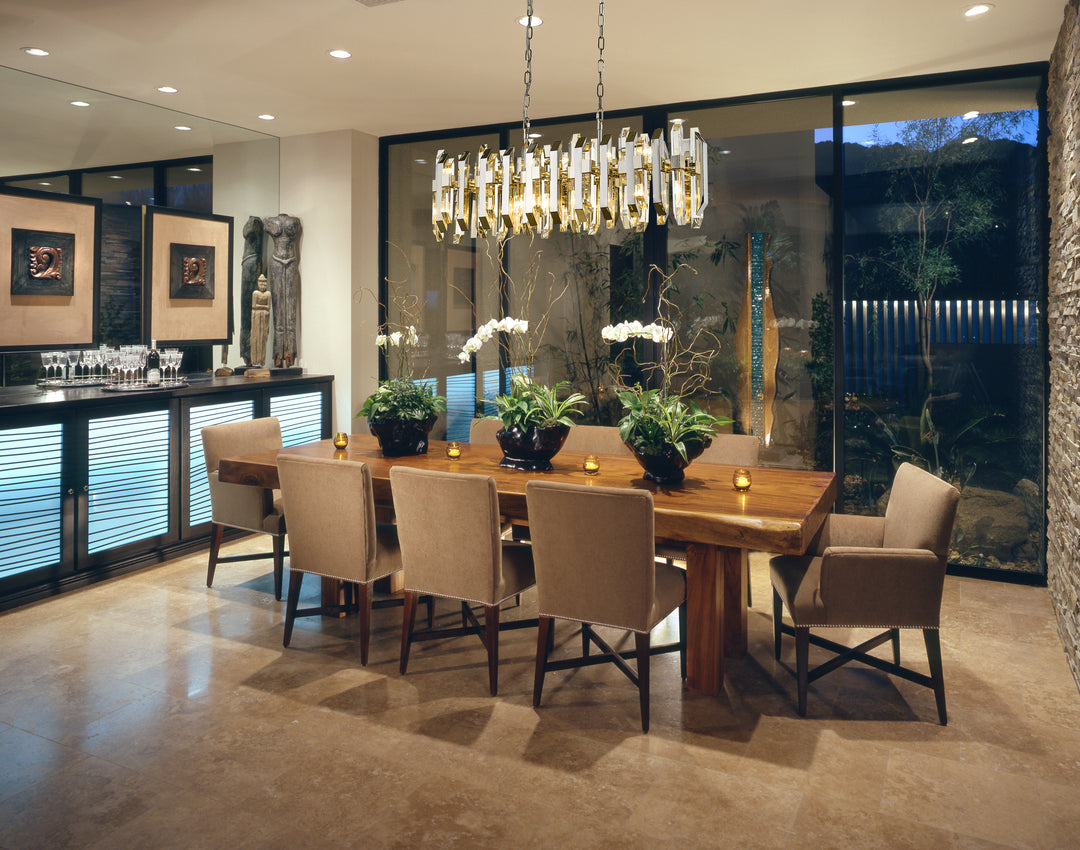 Bova - 11 Light Linear Chandelier