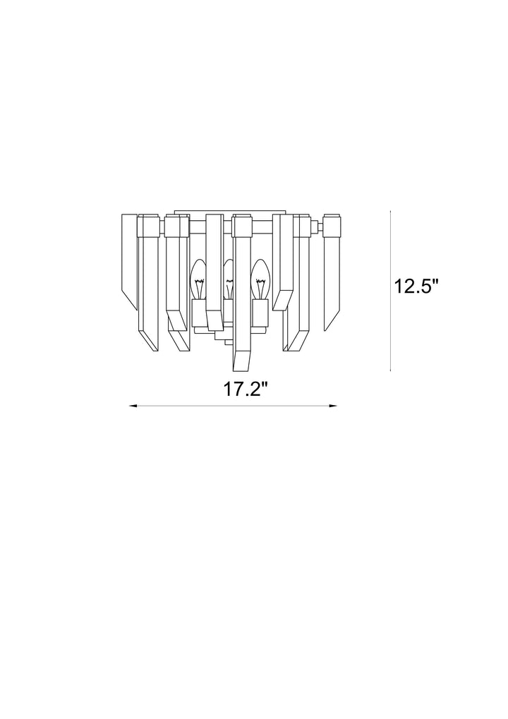 Bova - 4 Light Flush Mount