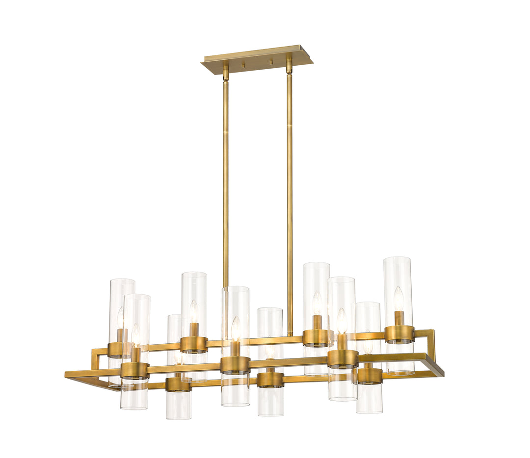 Datus - 10 Light Linear Chandelier