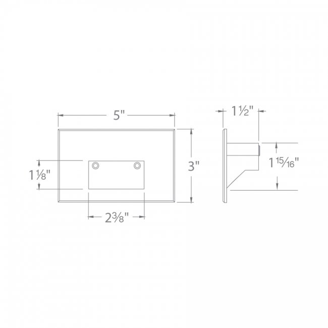 4011 9-15V Step Light - Rectangle