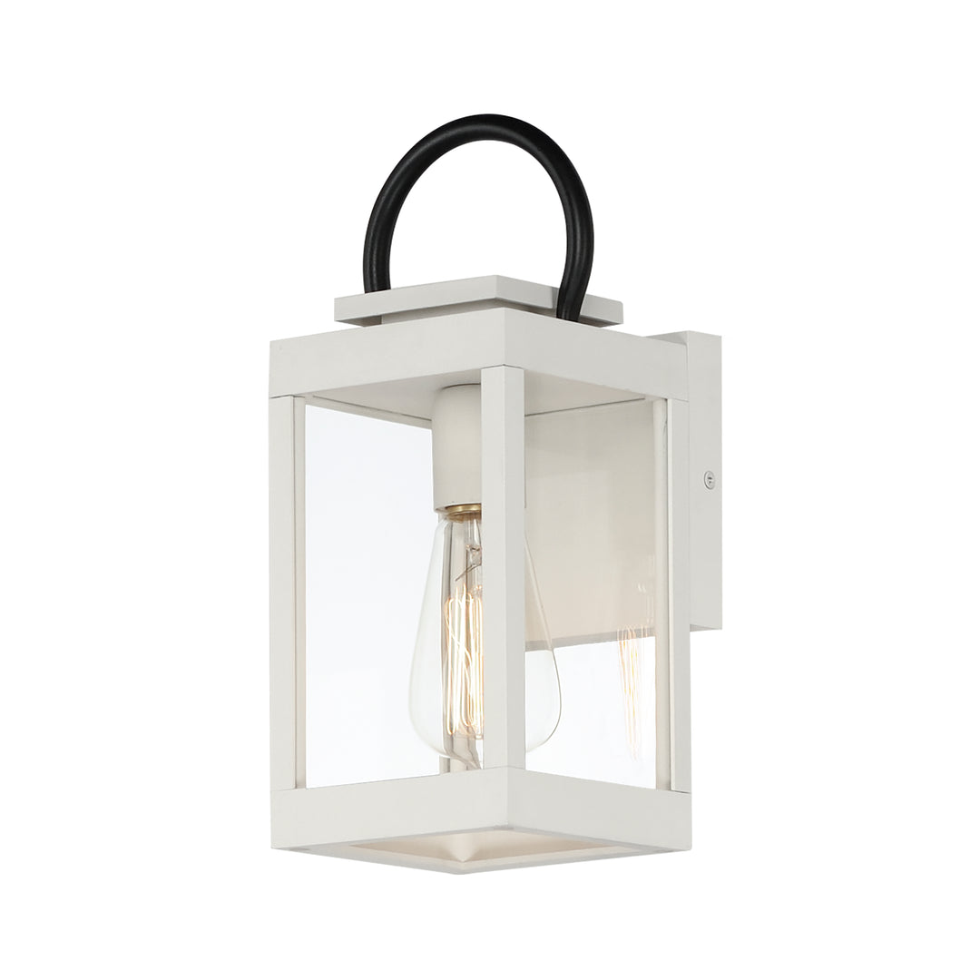 Nassau 1-Light Outdoor Wall Lantern White / Black