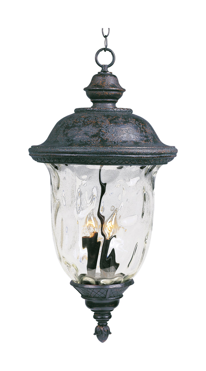 Carriage House VX 3-Light Outdoor Hanging Lan WGOB