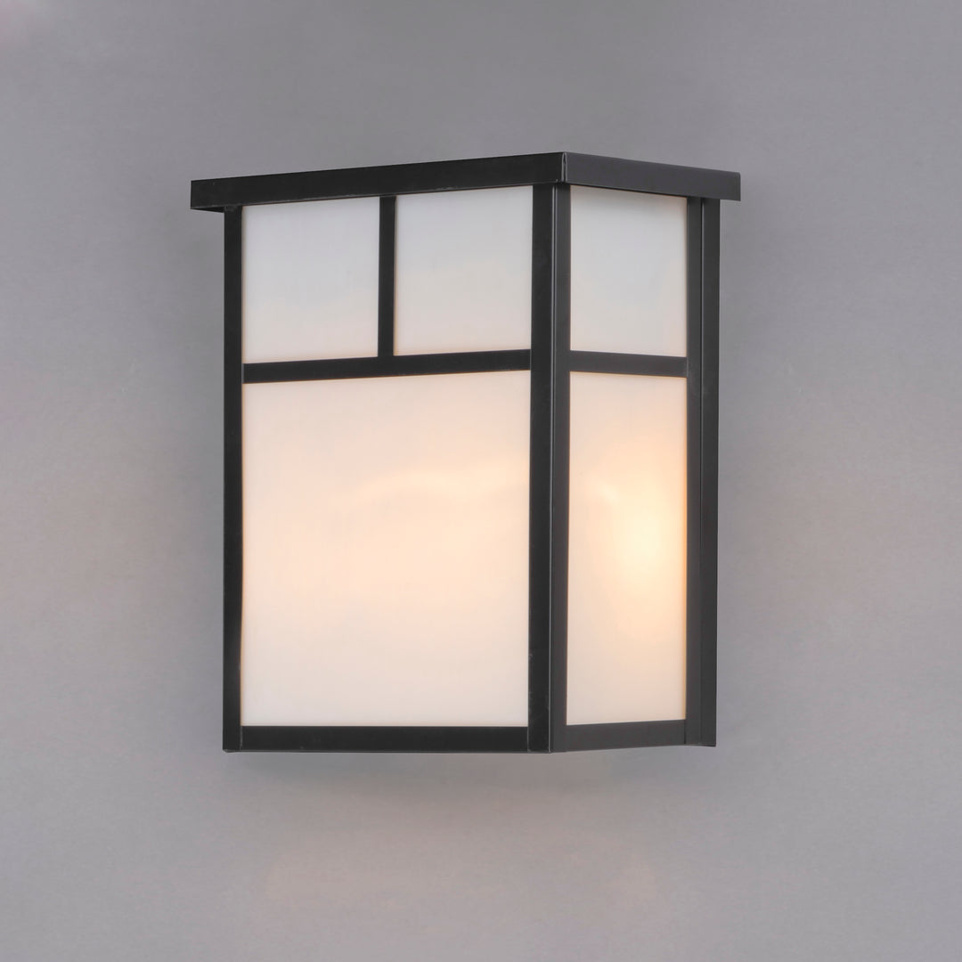 Coldwater Outdoor Wall Lantern White / Black alternate view