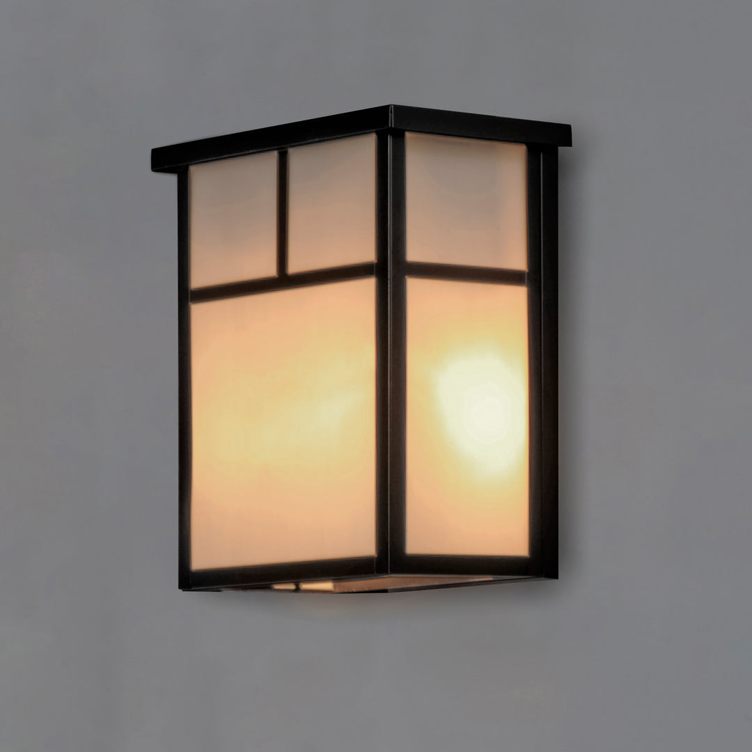 Coldwater Outdoor Wall Lantern White / Black alternate view