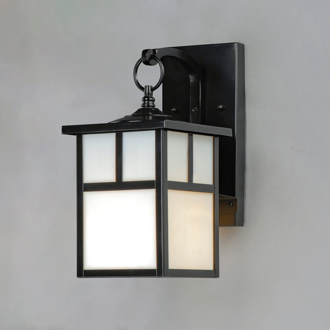 Coldwater Outdoor Wall Lantern White / Black alternate view