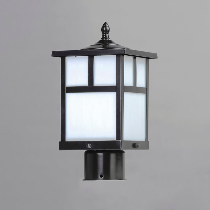 Coldwater 1-Light Outdoor Pole/Post Lantern White / Black alternate view
