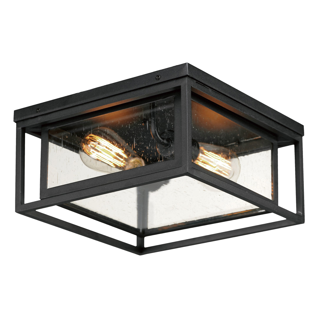 Cabana VX 2-Light Flush Mount Black