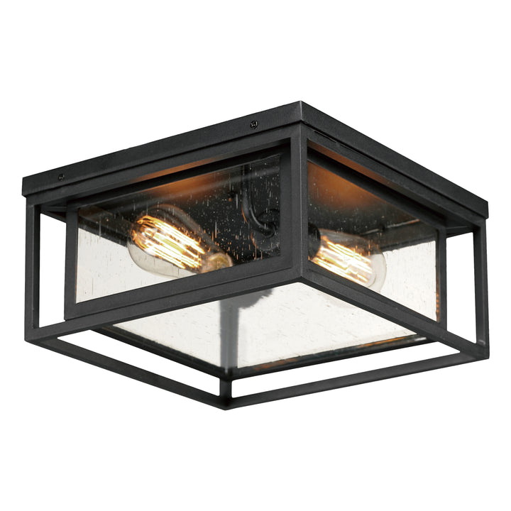 Cabana VX 2-Light Flush Mount Black
