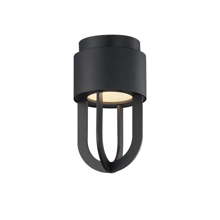Quayside VX 8"  Outdoor LED Flush Mount Black
