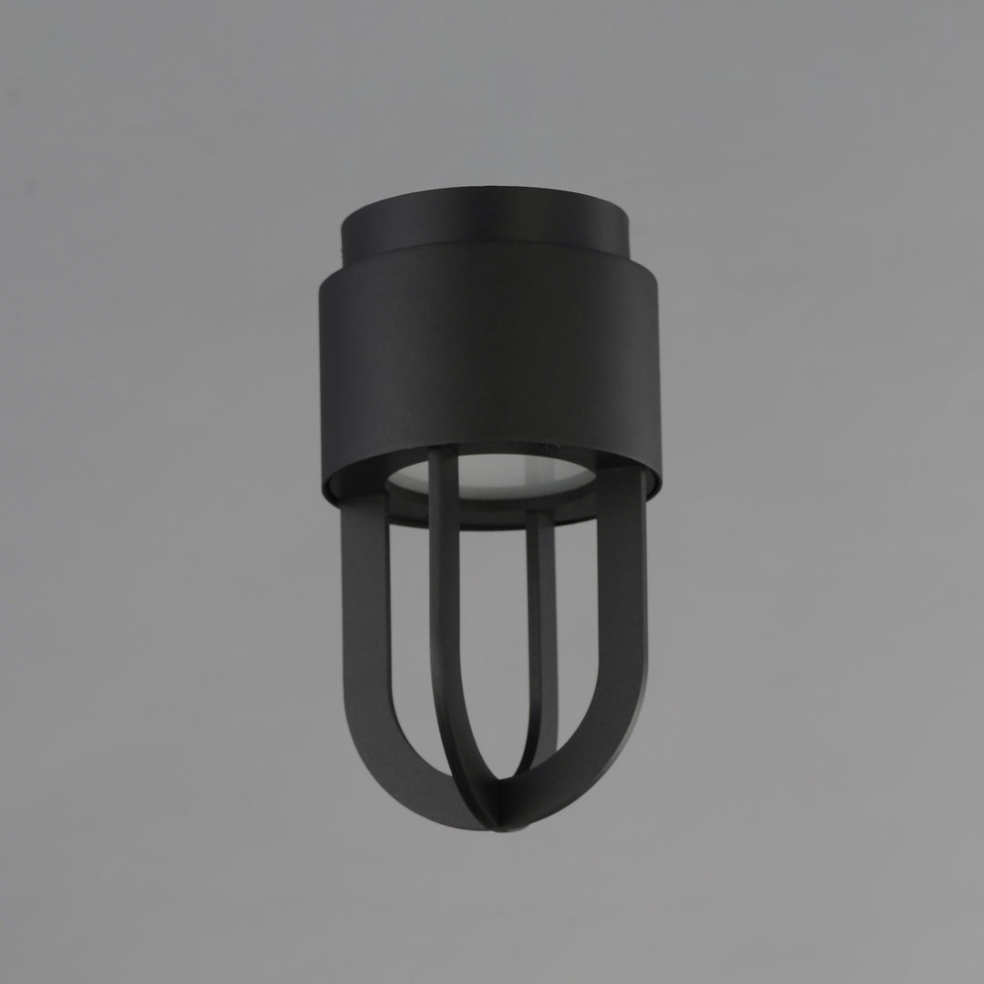 Quayside VX 8"  Outdoor LED Flush Mount Black alternate view