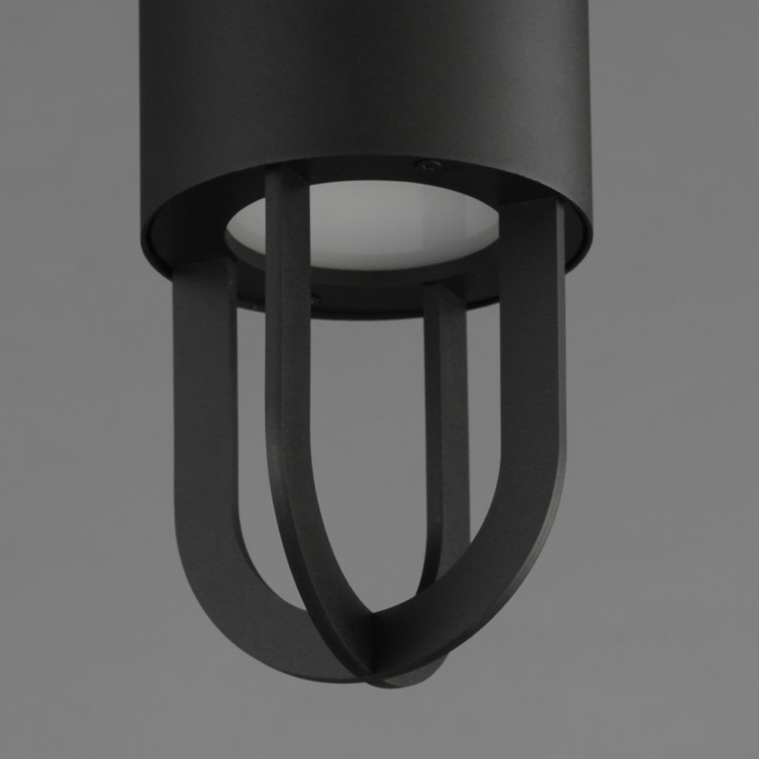 Quayside VX 8"  Outdoor LED Flush Mount Black alternate view