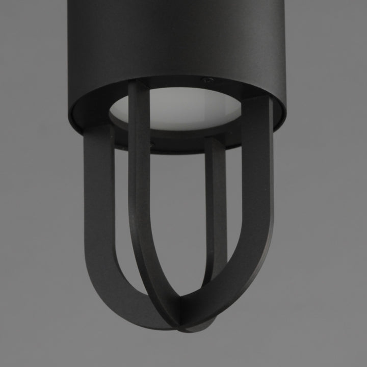 Quayside VX 8"  Outdoor LED Flush Mount Black alternate view