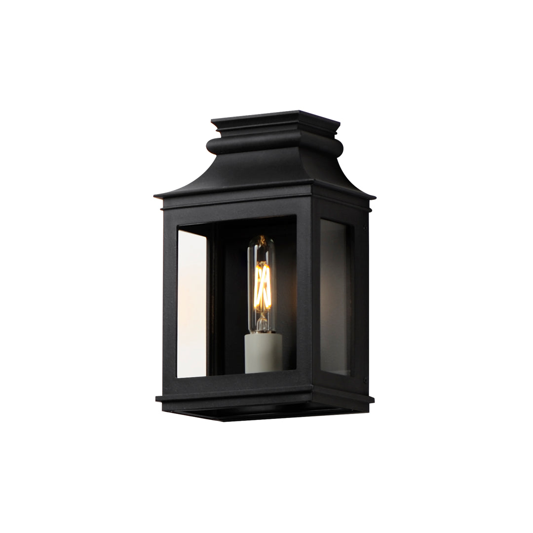 Savannah VX Small Outdoor Sconce Black Organza