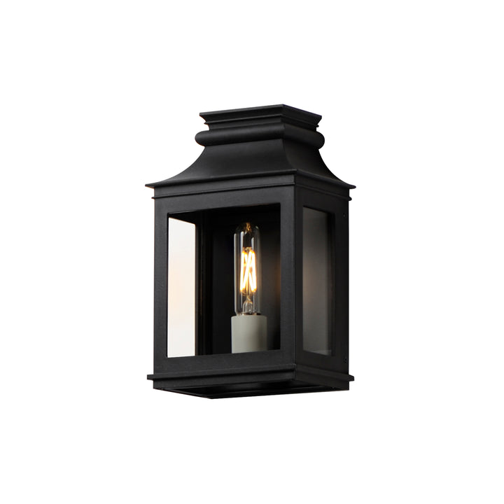 Savannah VX Small Outdoor Sconce Black Organza
