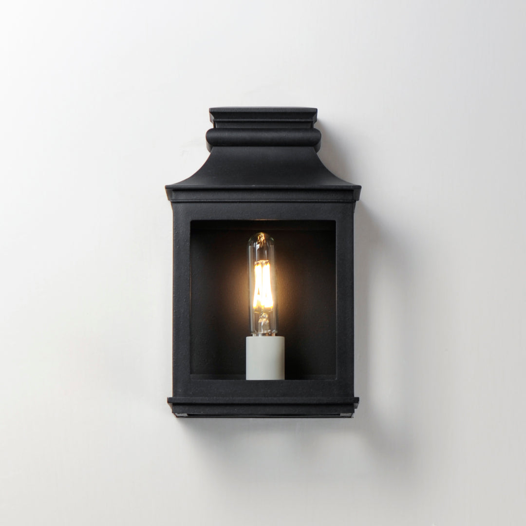 Savannah VX Small Outdoor Sconce Black Organza alternate view