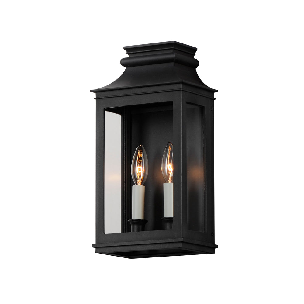 Savannah VX Outdoor Sconce Black Organza