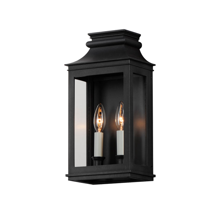 Savannah VX Outdoor Sconce Black Organza