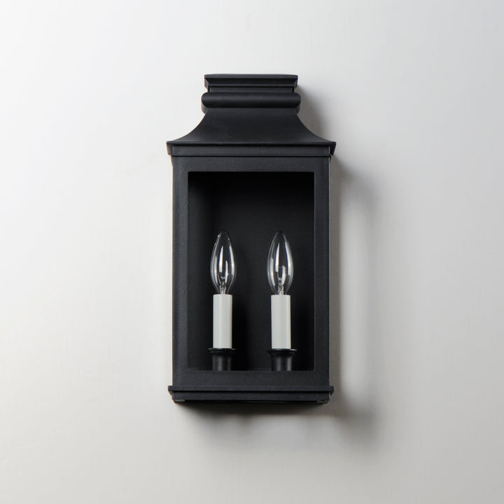 Savannah VX Outdoor Sconce Black Organza alternate view