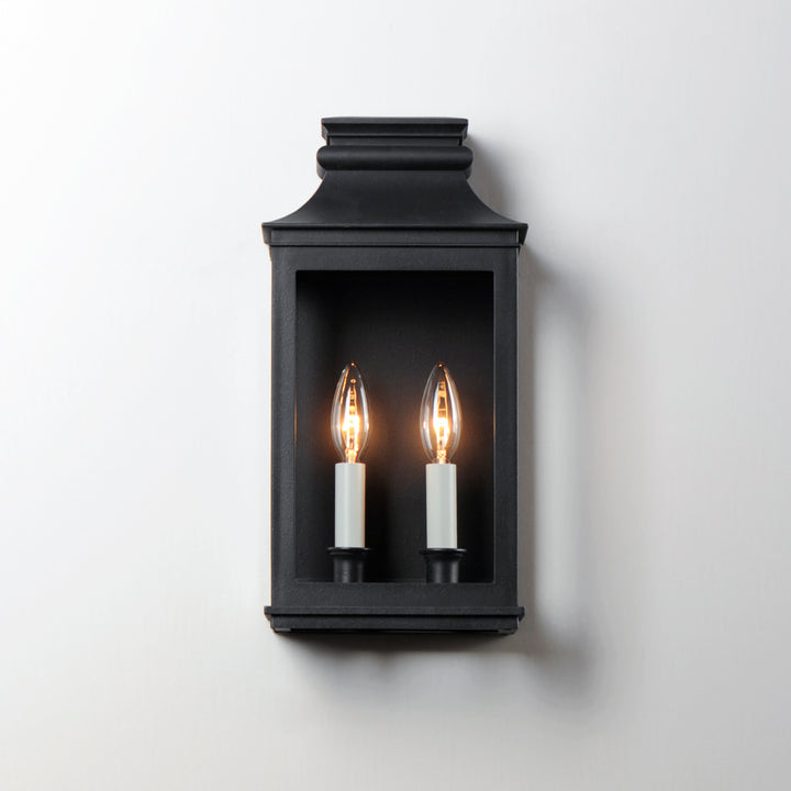 Savannah VX Outdoor Sconce Black Organza alternate view