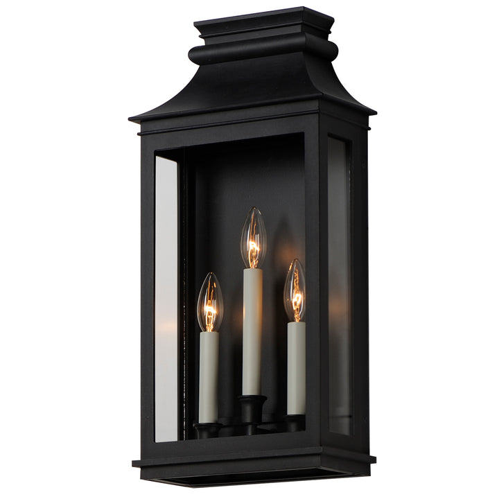 Savannah VX Outdoor Sconce Black Organza
