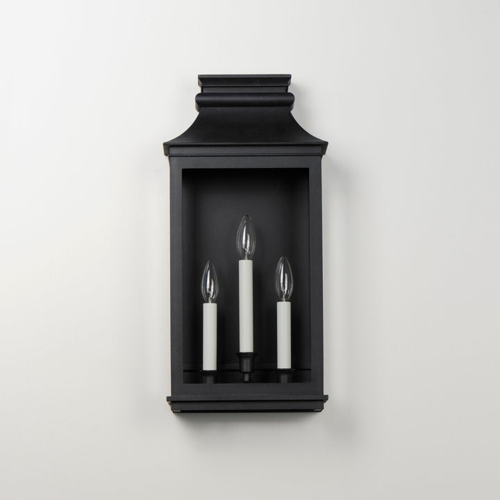 Savannah VX Outdoor Sconce Black Organza alternate view