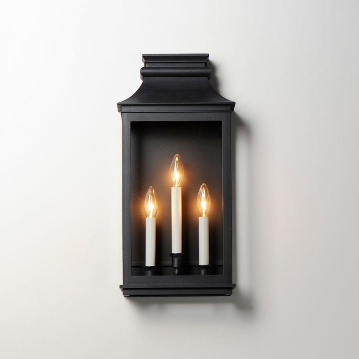 Savannah VX Outdoor Sconce Black Organza alternate view