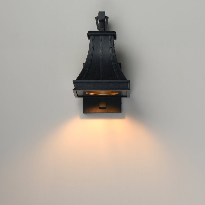 Bramwell VX Outdoor Dark Sky Wall Sconce BKP alternate view