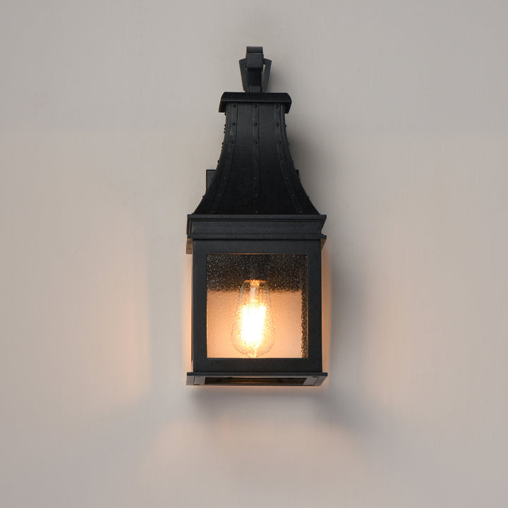 Bramwell VX Single Outdoor Wall Sconce TCBKP alternate view