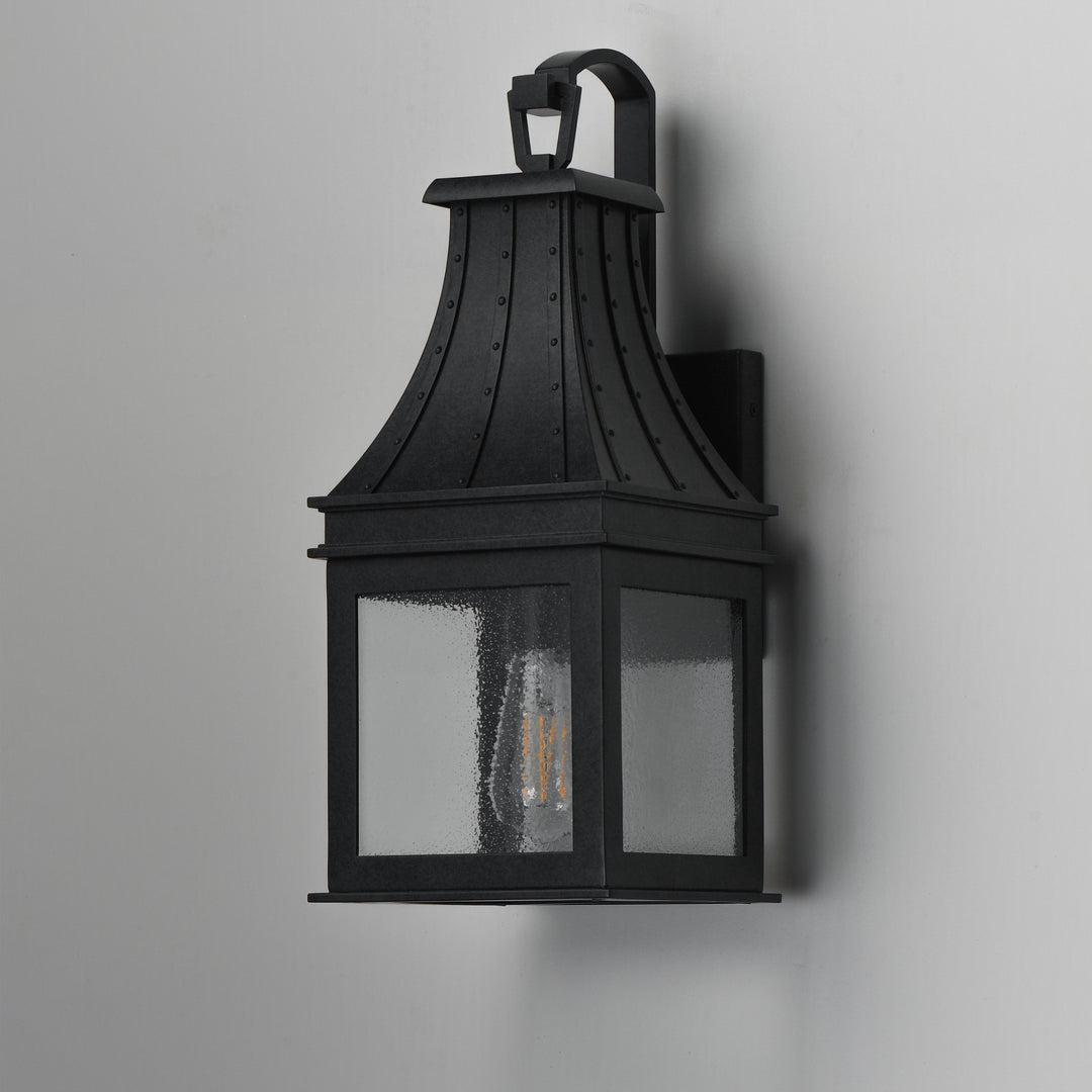 Bramwell VX Single Outdoor Wall Sconce TCBKP alternate view