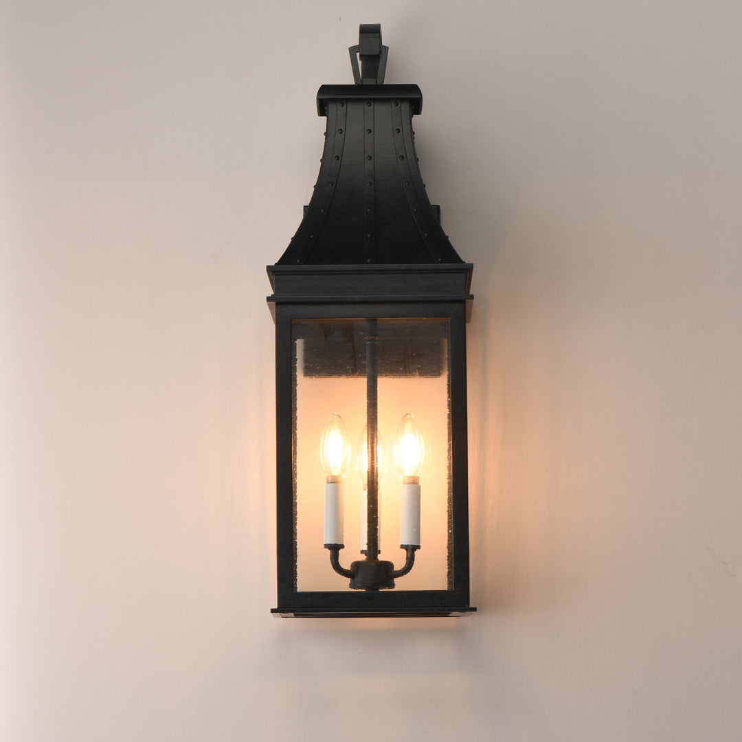 Bramwell VX Outdoor Wall Sconce TCBKP alternate view