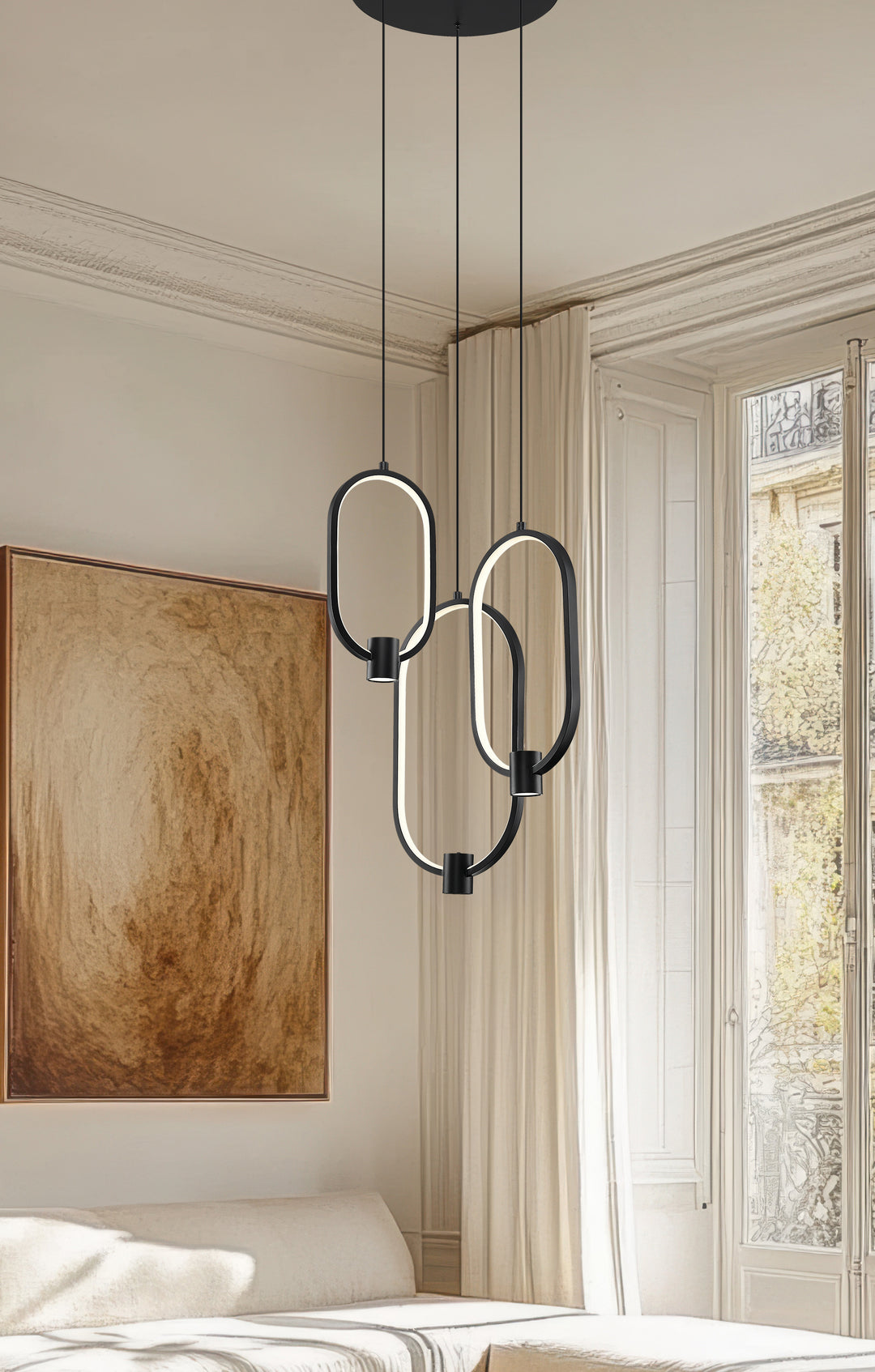 Saros - LED 1 Light Chandelier