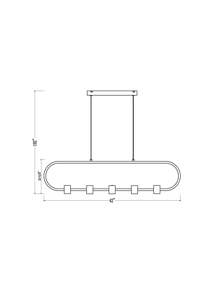 Saros - LED Linear Chandelier