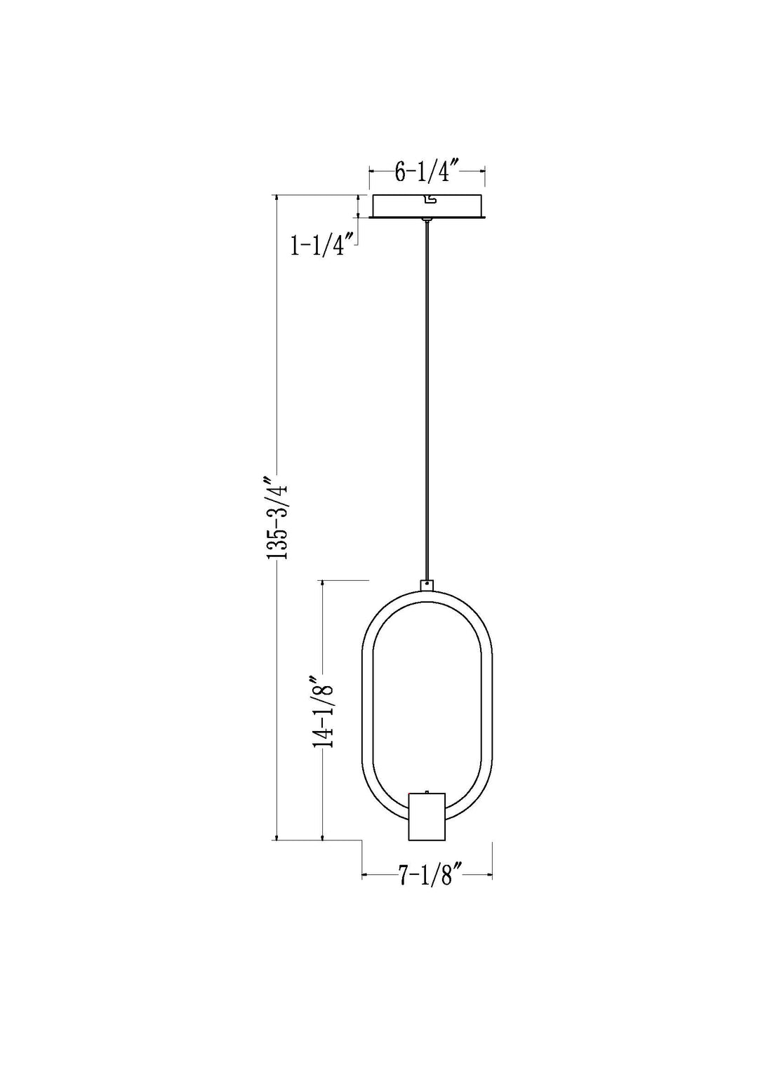 Saros - LED 1 Light Pendant