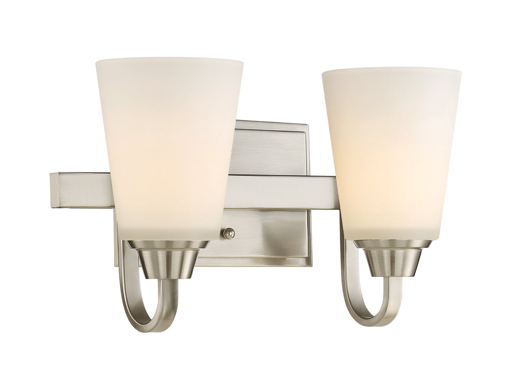 Grace Vanity Light in Brushed Polished Nickel by Craftmade