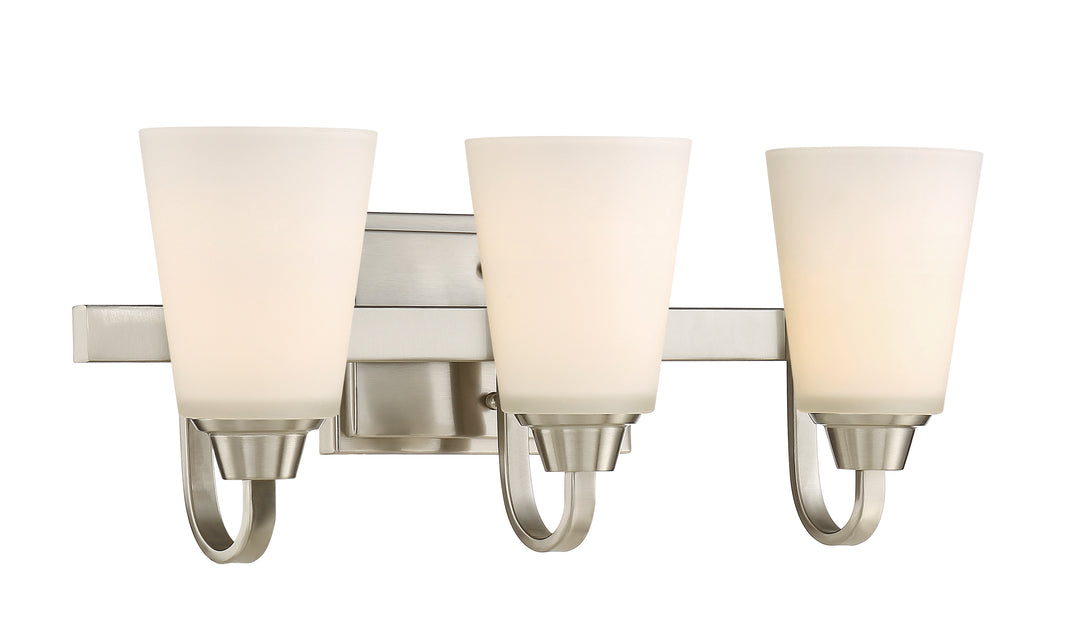 Grace Vanity Light in Brushed Polished Nickel by Craftmade