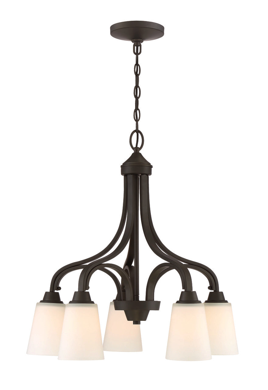 Grace 5-Light Down Chandelier in Espresso by Craftmade