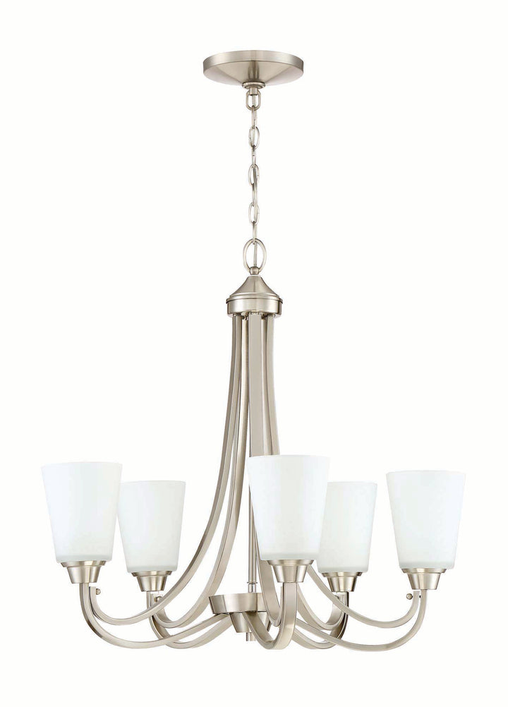 Grace Chandelier in Brushed Polished Nickel by Craftmade