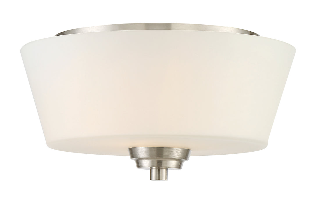 Grace 2-Light Flush Mount in Brushed Polished Nickel by Craftmade