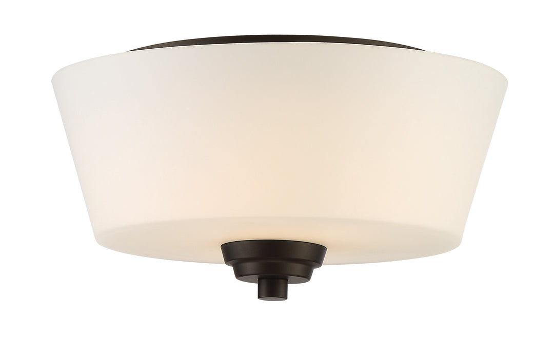 Grace 2-Light Flush Mount in Espresso by Craftmade